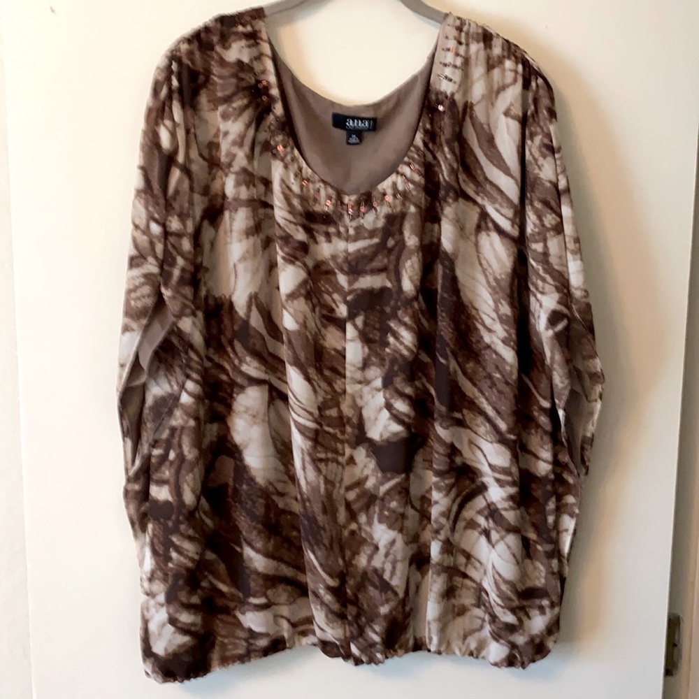 Brown tones top